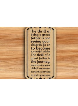 Intra απο ξύλο plywood 3mm-4mm πάχος - Ημέρα του πατέρα Ο μπαμπάς αποσπάσματα Laser Cut  Δίασταση 30x20 cm INTRAFABR-31784174