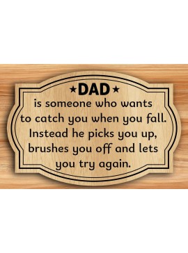 Intra απο ξύλο plywood 3mm-4mm πάχος - Ημέρα του πατέρα Ο μπαμπάς αποσπάσματα Laser Cut  Δίασταση 30x20 cm INTRAFABR-31784066