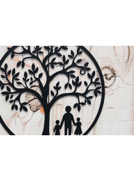 Σετ των 3 Intra απο ξύλο plywood 3mm-4mm πάχος -  περικοπής  για τη γιορτή του πατέρα Dad Tree Δίασταση 4x4 cm INTRAFABR-97891428