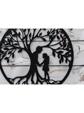 Σετ των 3 Intra απο ξύλο plywood 3mm-4mm πάχος -  περικοπής  για τη γιορτή του πατέρα Dad Tree Δίασταση 4x4 cm INTRAFABR-97891672