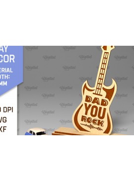 Σετ των 2 Intra απο ξύλο plywood 3mm-4mm πάχος - Διακόσμηση για την Ημέρα του Πατέρα Laser Cut  Δίασταση 30x20 cm INTRAFABR-96280123