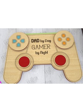 Σετ των 2 Intra απο ξύλο plywood 3mm-4mm πάχος - Δωροθήκη για την Ημέρα του Πατέρα | Gift Idea Δίασταση 10x15 cm INTRAFABR-116143183