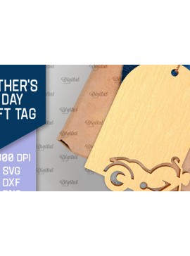 Intra απο ξύλο plywood 3mm-4mm πάχος - Ετικέτα δώρου για την Ημέρα του Πατέρα Laser Cut  Δίασταση 30x20 cm INTRAFABR-96728271