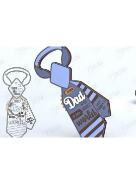 Σετ των 2 Intra απο ξύλο plywood 3mm-4mm πάχος - Ευχετήρια κάρτα για την Ημέρα του Πατέρα | Ξύλινη γραβάτα Δίασταση 10x15 cm INTRAFABR-119662720