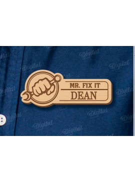 Σετ των 2 Intra απο ξύλο plywood 3mm-4mm πάχος - Ετικέτα για την Ημέρα του Πατέρα Δίασταση 30x20 cm INTRAFABR-120042181