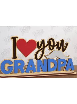 Intra απο ξύλο plywood 3mm-4mm πάχος - Πλακέτες για τη γιορτή του πατέρα | Δώρο για τον παππού Δίασταση 30x20 cm INTRAFABR-118753390