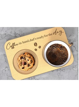 Intra απο ξύλο plywood 3mm-4mm πάχος - Δίσκος σερβιρίσματος για την Ημέρα του Πατέρα Δίασταση 30x20 cm INTRAFABR-119613928