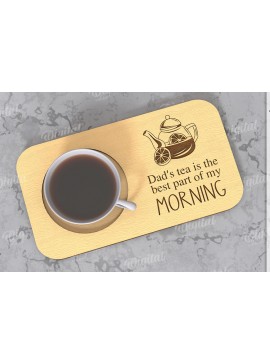 Σετ των 2 Intra απο ξύλο plywood 3mm-4mm πάχος - Δίσκος σερβιρίσματος για την Ημέρα του Πατέρα Δίασταση 30x20 cm INTRAFABR-119613993