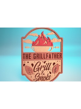 Intra απο ξύλο plywood 3mm-4mm πάχος - Πινακίδα για την Ημέρα του Πατέρα Laser Cut  | Σπίτι Δίασταση 30x20 cm INTRAFABR-66112652