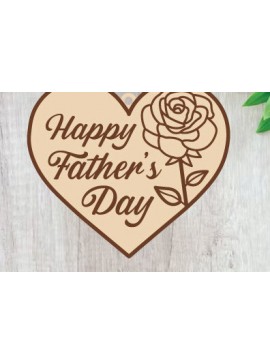 Intra απο ξύλο plywood 3mm-4mm πάχος - Πινακίδα για τη γιορτή του πατέρα , Dad Metal, Laser Δίασταση 40x50 cm INTRAFABR-119015130