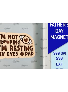 Σετ των 2 Intra απο ξύλο plywood 3mm-4mm πάχος - Ξύλινη κοπή με μαγνήτη με λέιζερ για τη γιορτή του πατέρα Δίασταση 30x20 cm INTRAFABR-97654633