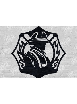 Σετ των 2 Intra απο ξύλο plywood 3mm-4mm πάχος - Πινακίδα πυροσβέστη | Πυροσβεστικός Σταθμός |Firemam Δίασταση 30x20 cm INTRAFABR-100550390