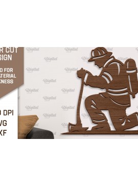 Intra απο ξύλο plywood 3mm-4mm πάχος - Πυροσβεστική Ξύλινη Διακόσμηση Τοίχων Κοπή Laser Δίασταση 30x20 cm INTRAFABR-97002817