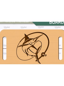 Σετ των 2 Intra απο ξύλο plywood 3mm-4mm πάχος - σανίδα κοπής ψαρέματος Δίασταση 30x20 cm INTRAFABR-97087721
