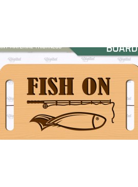 Σετ των 2 Intra απο ξύλο plywood 3mm-4mm πάχος - σανίδα κοπής ψαρέματος Δίασταση 30x20 cm INTRAFABR-97087761