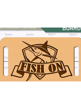 Σετ των 2 Intra απο ξύλο plywood 3mm-4mm πάχος - σανίδα κοπής ψαρέματος Δίασταση 30x20 cm INTRAFABR-97087280