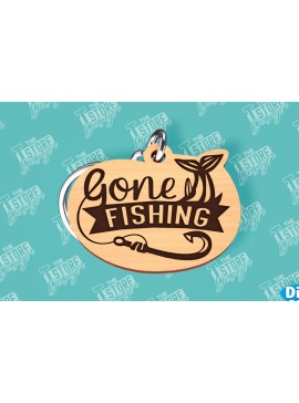 Σετ των 3 Intra απο ξύλο plywood 3mm-4mm πάχος - Μπρελόκ ψαρέματος | Fisherman Design |CNC Δίασταση 4x4 cm INTRAFABR-99548735