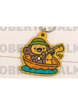 Σετ των 3 Intra απο ξύλο plywood 3mm-4mm πάχος - Μπρελόκ για ψάρεμα  Δίασταση 4x4 cm INTRAFABR-123665867