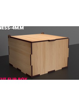 Intra απο ξύλο plywood 3mm-4mm πάχος - Flip Box, Καπάκια  Laser Cut 08 Δίασταση 30x20 cm INTRAFABR-86666399