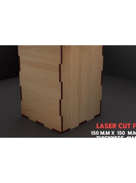 Σετ των 2 Intra απο ξύλο plywood 3mm-4mm πάχος - Flip Box, Καπάκια  Laser Cut 09 Δίασταση 30x20 cm INTRAFABR-86666916