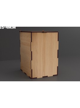 Σετ των 2 Intra απο ξύλο plywood 3mm-4mm πάχος - Flip Box, Καπάκια  Laser Cut 10 Δίασταση 30x20 cm INTRAFABR-86666927