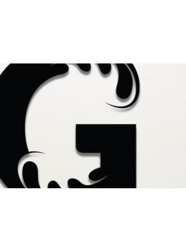 Intra απο ξύλο plywood 3mm-4mm πάχος - Floral Alphabet Laser Cut , Γράμμα G Δίασταση 30x20 cm INTRAFABR-35118102