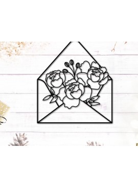 Σετ των 3 Intra απο ξύλο plywood 3mm-4mm πάχος - Φάκελος Floral  Δίασταση 20x20 cm INTRAFABR-117722340