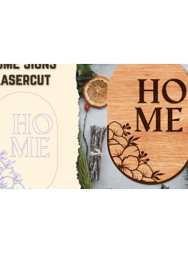 Σετ των 2 Intra απο ξύλο plywood 3mm-4mm πάχος - Floral ξύλινες πινακίδες κοπής με λέιζερ Δίασταση 20x20 cm INTRAFABR-122659781