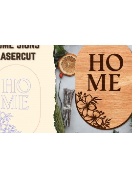Σετ των 2 Intra απο ξύλο plywood 3mm-4mm πάχος - Floral ξύλινες πινακίδες κοπής με λέιζερ Δίασταση 20x20 cm INTRAFABR-122659707