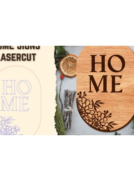 Σετ των 2 Intra απο ξύλο plywood 3mm-4mm πάχος - Floral ξύλινες πινακίδες κοπής με λέιζερ Δίασταση 20x20 cm INTRAFABR-122659720