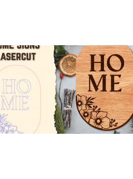 Σετ των 3 Intra απο ξύλο plywood 3mm-4mm πάχος - Floral ξύλινες πινακίδες κοπής με λέιζερ Δίασταση 20x20 cm INTRAFABR-122659736