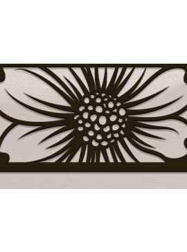 Σετ των 2 Intra απο ξύλο plywood 3mm-4mm πάχος - Floral Panel Laser Cut  Δίασταση 30x20 cm INTRAFABR-99399181