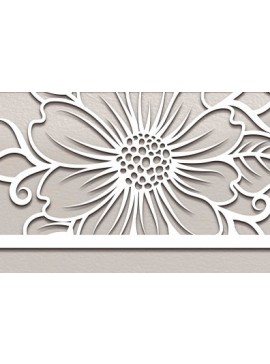 Intra απο ξύλο plywood 3mm-4mm πάχος - Floral Panel Laser Cut  Δίασταση 30x20 cm INTRAFABR-99399185