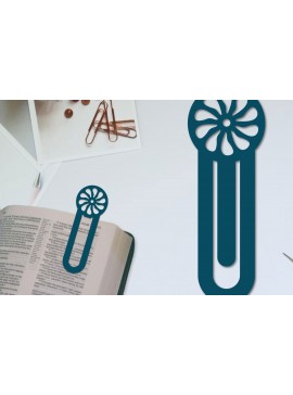 Σετ των 2 Intra απο ξύλο plywood 3mm-4mm πάχος - Λουλούδι σελιδοδείκτης Χαρτοκόψιμο με λέιζερ  Δίασταση 5x20 cm INTRAFABR-96517233