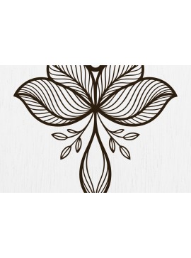 Σετ των 3 Intra απο ξύλο plywood 3mm-4mm πάχος - Σκουλαρίκια λουλουδιών Laser Cut Σχέδιο  20 Δίασταση 3x3 cm INTRAFABR-122876342