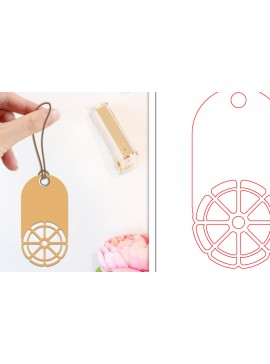 Σετ των 2 Intra απο ξύλο plywood 3mm-4mm πάχος - Ετικέτες δώρου λουλουδιών  | Ετικέτες  Δίασταση 30x20 cm INTRAFABR-103236603