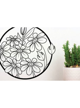 Intra απο ξύλο plywood 3mm-4mm πάχος - File Cut Laser Flower, cnc Cutting  Δίασταση 40x50 cm INTRAFABR-64506221