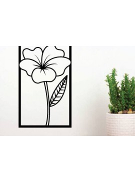 Intra απο ξύλο plywood 3mm-4mm πάχος - Flower Metal Art Wall Art File Cut Laser  Δίασταση 40x50 cm INTRAFABR-65903087