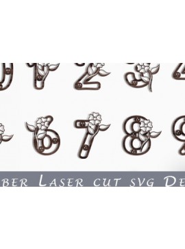 Intra απο ξύλο plywood 3mm-4mm πάχος - Αριθμός λουλουδιών Laser Cut  Design Δίασταση 30x20 cm INTRAFABR-74332708