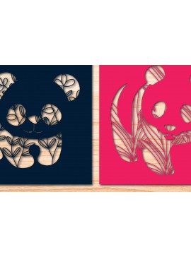 Intra απο ξύλο plywood 3mm-4mm πάχος - Flowers Animal Art Wall Art Δέσμη κοπής με λέιζερ Δίασταση 40x50 cm INTRAFABR-77468209