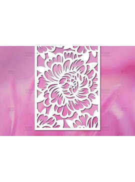 Σετ των 3 Intra απο ξύλο plywood 3mm-4mm πάχος - Πρότυπο κάρτας κομμένων λουλουδιών Δίασταση 5x7 cm INTRAFABR-114804364