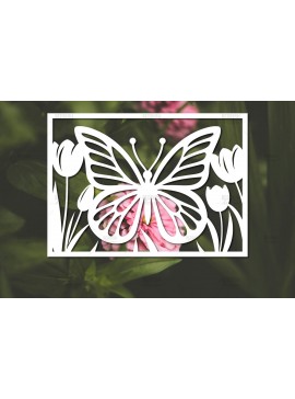 Σετ των 3 Intra απο ξύλο plywood 3mm-4mm πάχος - Πρότυπο κάρτας κομμένων λουλουδιών Δίασταση 5x7 cm INTRAFABR-114804395