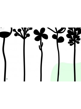 Σετ των 2 Intra απο ξύλο plywood 3mm-4mm πάχος - Flowers  Bundle, Flowers , Dxf Δίασταση 20x20 cm INTRAFABR-30865338