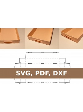 Σετ των 2 Intra απο ξύλο plywood 3mm-4mm πάχος - Δίσκος φαγητού Δίασταση 20x20 cm INTRAFABR-33765755