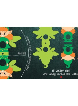 Σετ των 2 Intra απο ξύλο plywood 3mm-4mm πάχος - Πρότυπο θήκης για γλειφιτζούρι κοριτσιών δασικών ξωτικών Δίασταση 30x20 cm INTRAFABR-28336897