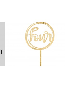 Σετ των 2 Intra απο ξύλο plywood 3mm-4mm πάχος - Τούρτα τέταρτων γενεθλίων Δίασταση 20x20 cm INTRAFABR-9777943