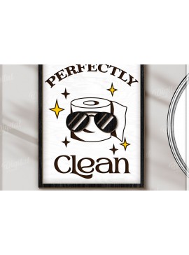 Σετ των 2 Intra απο ξύλο plywood 3mm-4mm πάχος - Αστεία διακόσμηση τοίχου μπάνιου  Δίασταση 30x20 cm INTRAFABR-123490553