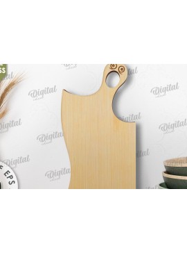 Σετ των 2 Intra απο ξύλο plywood 3mm-4mm πάχος - Αστείο σχέδιο κοπής με λέιζερ σανίδα κοπής Δίασταση 30x20 cm INTRAFABR-109486129