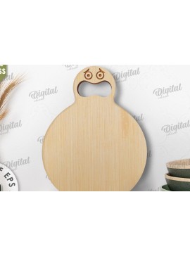 Σετ των 2 Intra απο ξύλο plywood 3mm-4mm πάχος - Αστείο σχέδιο κοπής με λέιζερ σανίδα κοπής Δίασταση 30x20 cm INTRAFABR-109485586