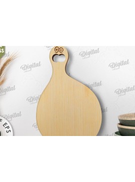 Σετ των 2 Intra απο ξύλο plywood 3mm-4mm πάχος - Αστείο σχέδιο κοπής με λέιζερ σανίδα κοπής Δίασταση 30x20 cm INTRAFABR-109485678